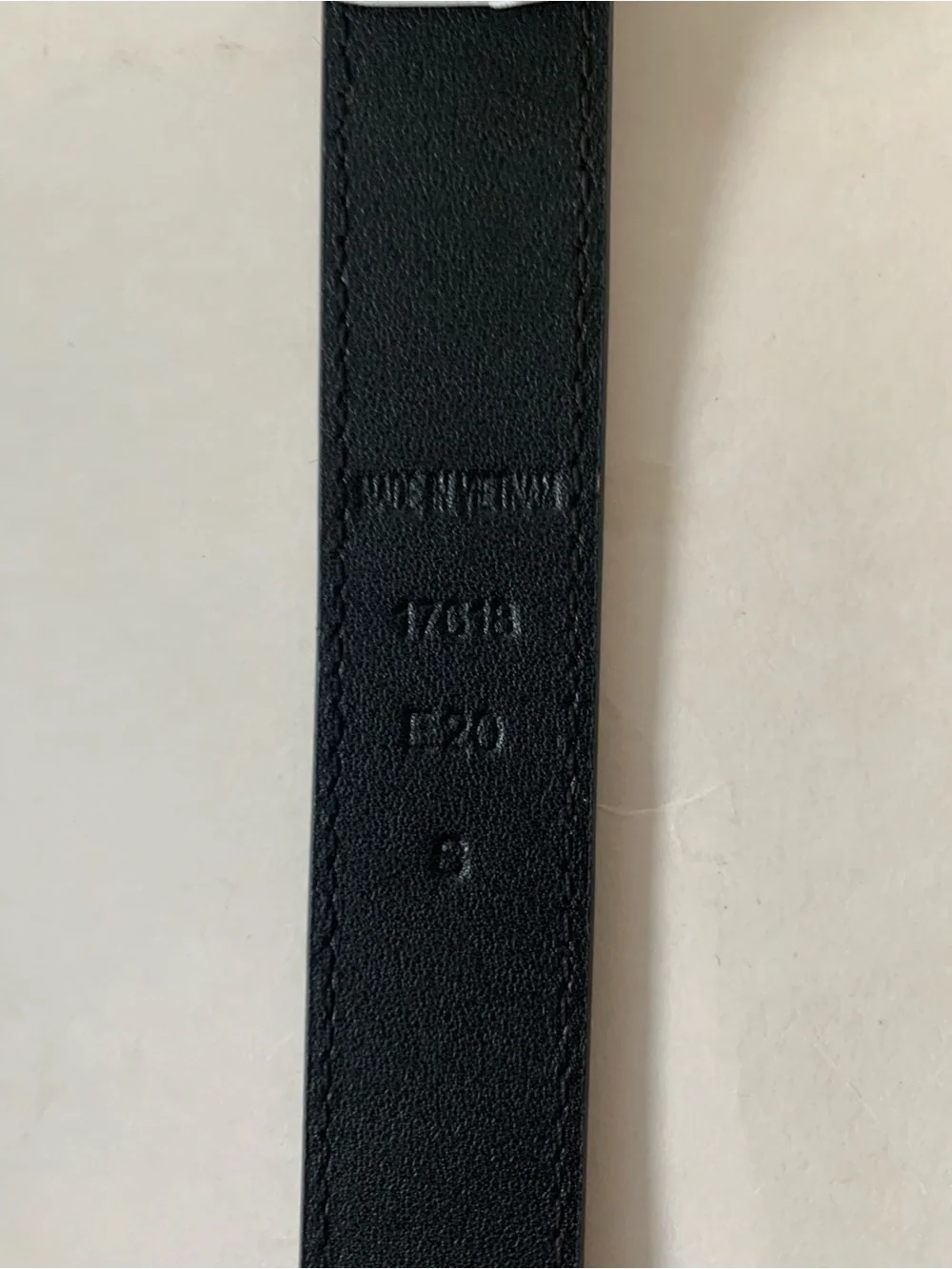 Ralph Lauren Leopard Haircalf Belt with Gold Buckle